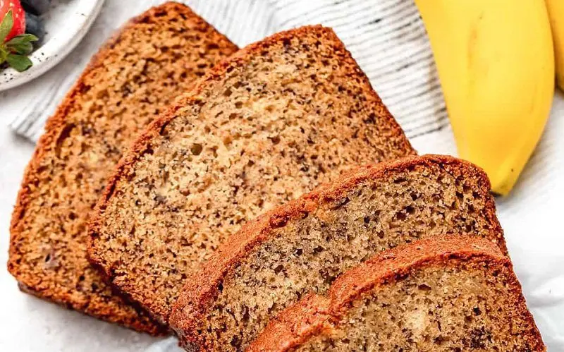 کیک موز بدون گلوتن و بدون شکر