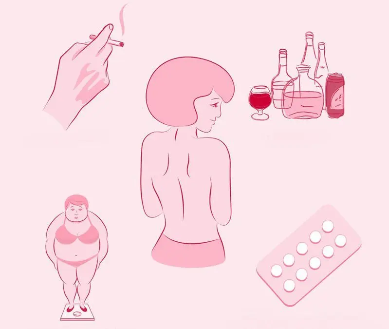 چه چیز هایی باعث سرطان پستان و تخمدان می شود