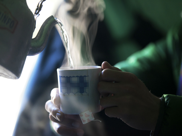 چای داغ سرطان معده 